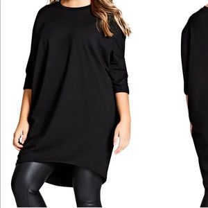 City Chic Oversized Knit Tee M (18W)
